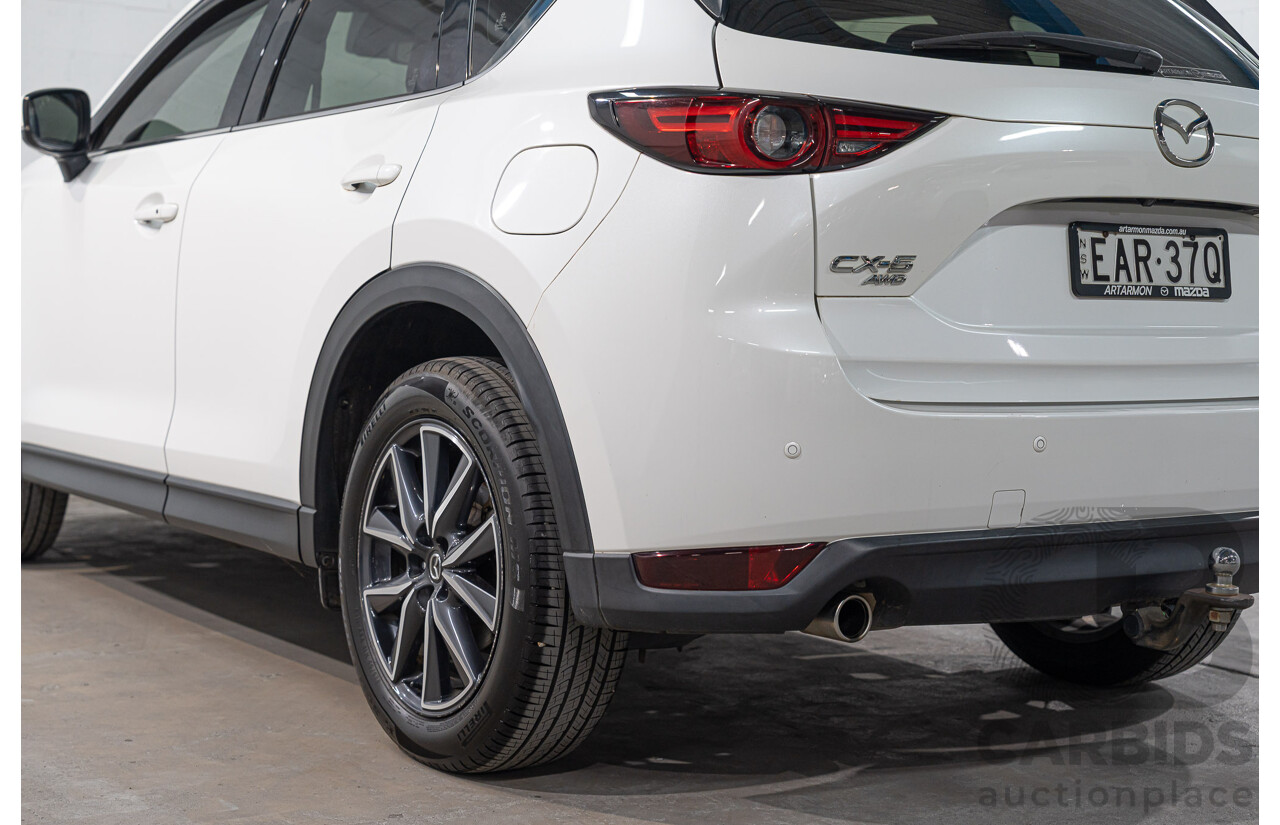 12/2017 Mazda Cx-5 GT (4x4) AWD MY17.5 (KF SERIES 2) 4D Wagon Snowflake White Diesel Turbo 2.2L
