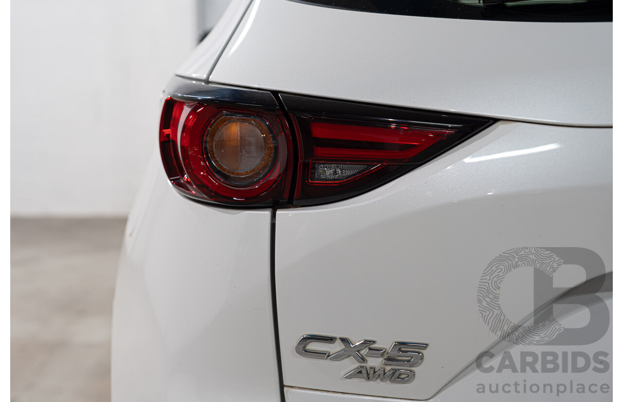 12/2017 Mazda Cx-5 GT (4x4) AWD MY17.5 (KF SERIES 2) 4D Wagon Snowflake White Diesel Turbo 2.2L