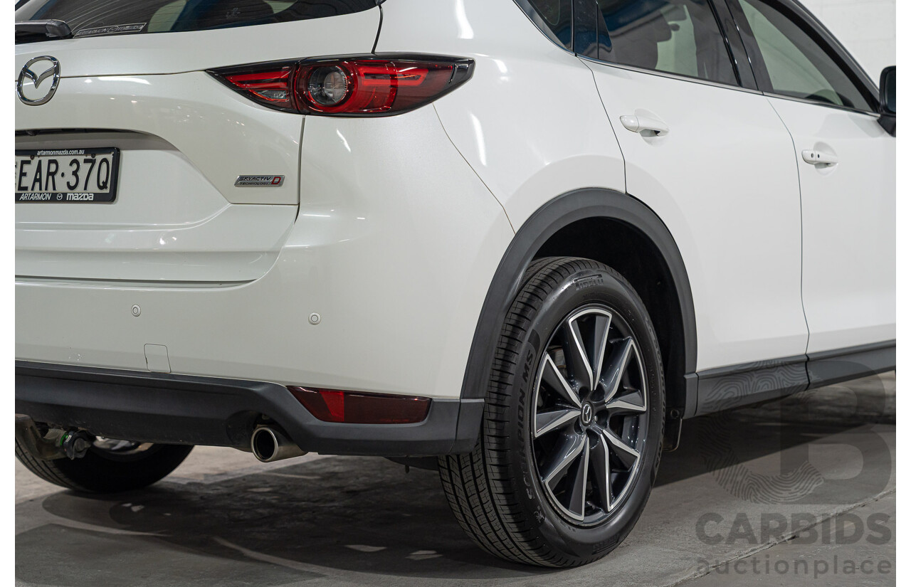 12/2017 Mazda Cx-5 GT (4x4) AWD MY17.5 (KF SERIES 2) 4D Wagon Snowflake White Diesel Turbo 2.2L