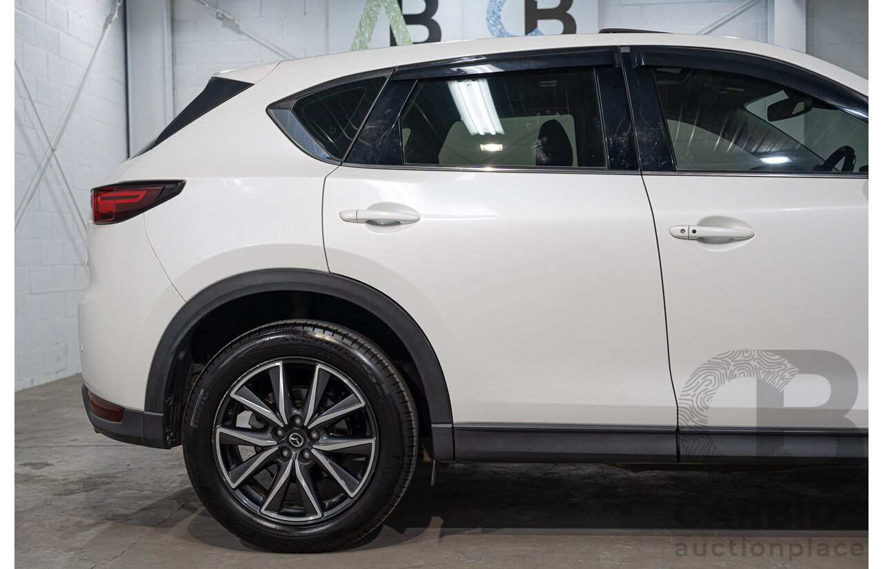 12/2017 Mazda Cx-5 GT (4x4) AWD MY17.5 (KF SERIES 2) 4D Wagon Snowflake White Diesel Turbo 2.2L