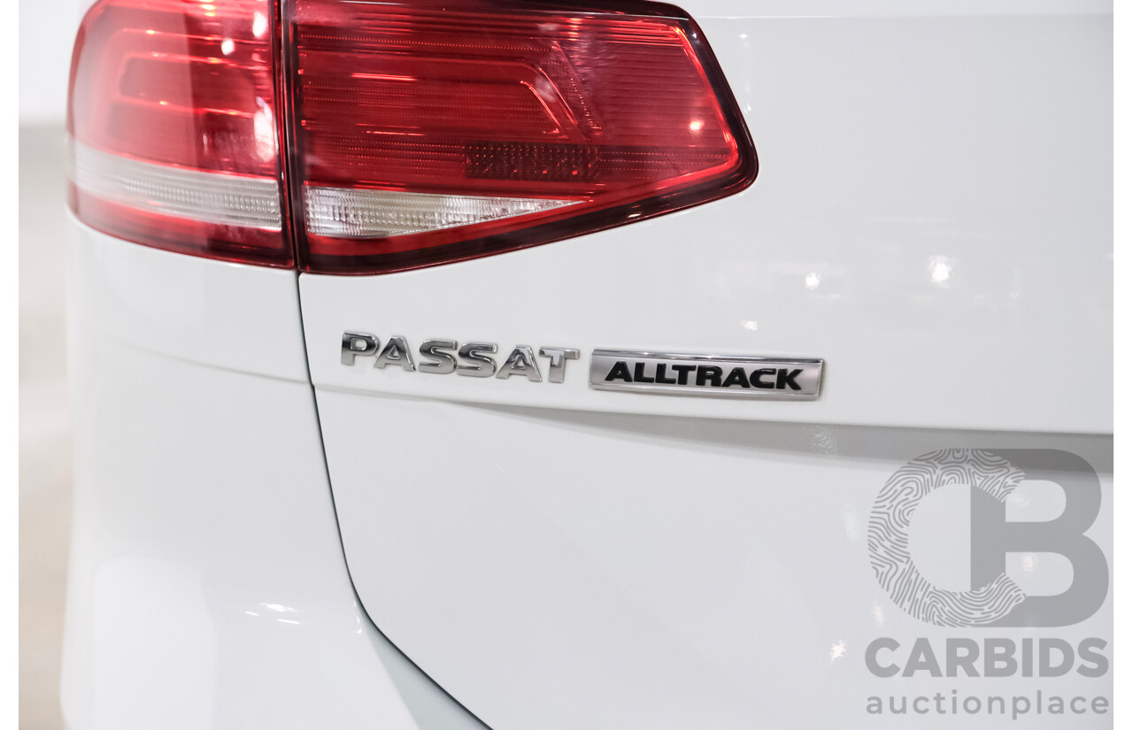 06/2018 Volkswagen Passat Alltrack 140 TDI (AWD) 3C MY18.5 4d Wagon Pure White Turbo Diesel 2.0L