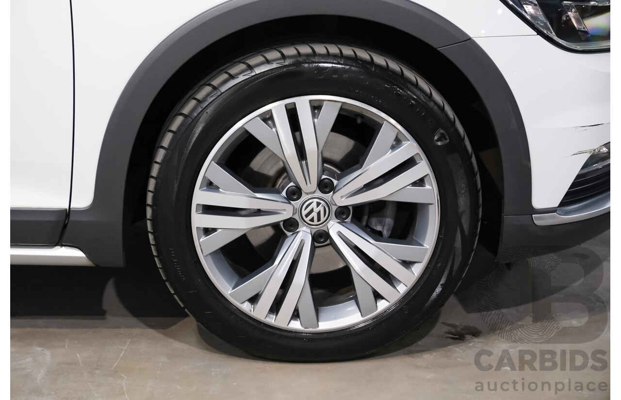 06/2018 Volkswagen Passat Alltrack 140 TDI (AWD) 3C MY18.5 4d Wagon Pure White Turbo Diesel 2.0L