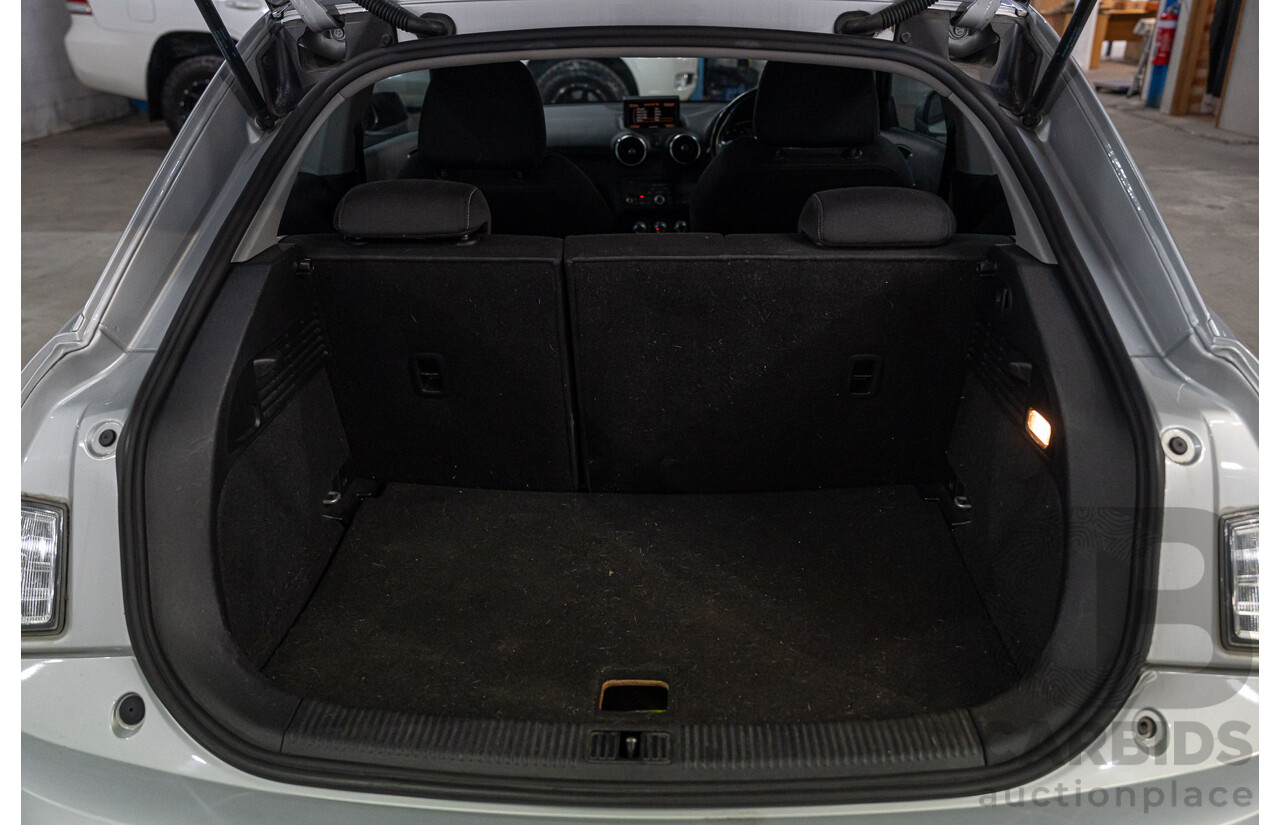04/2011 Audi A1 1.4 TFSI AMBITION FWD 8X 3D Hatchback Ice Silver Turbo 1.4L
