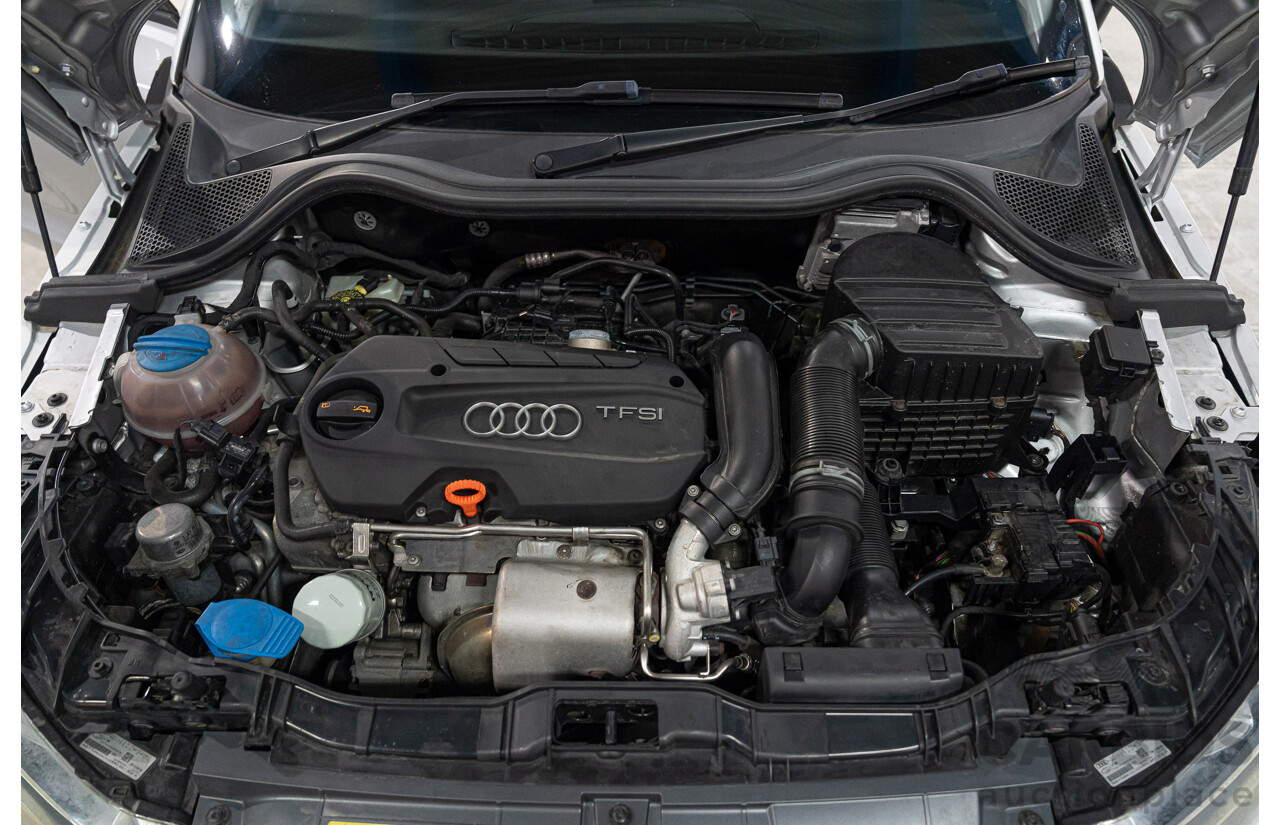 04/2011 Audi A1 1.4 TFSI AMBITION FWD 8X 3D Hatchback Ice Silver Turbo 1.4L