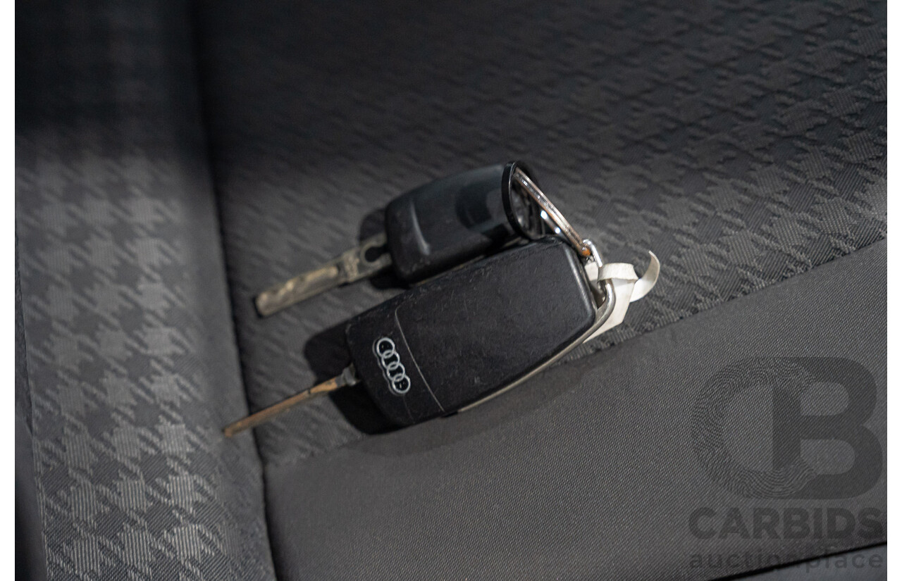 04/2011 Audi A1 1.4 TFSI AMBITION FWD 8X 3D Hatchback Ice Silver Turbo 1.4L