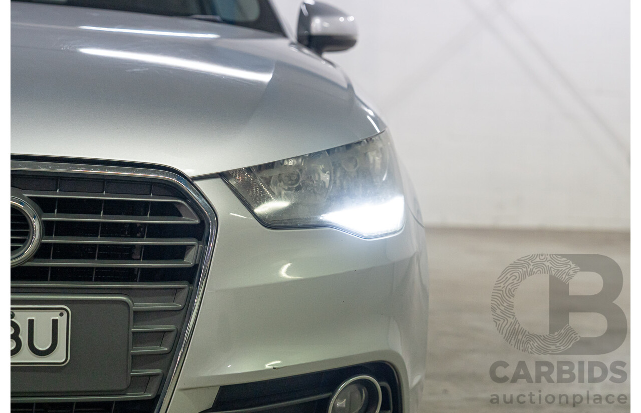 04/2011 Audi A1 1.4 TFSI AMBITION FWD 8X 3D Hatchback Ice Silver Turbo 1.4L