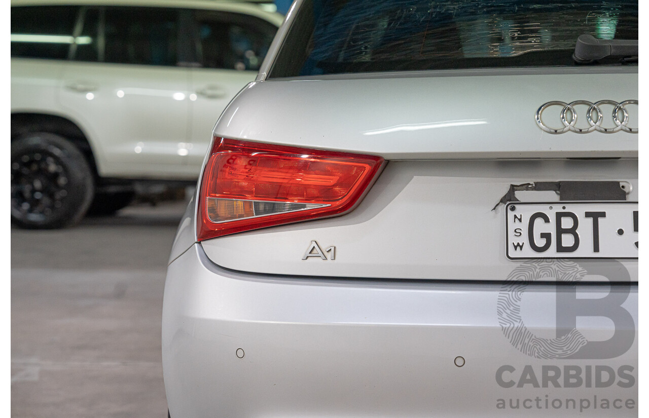 04/2011 Audi A1 1.4 TFSI AMBITION FWD 8X 3D Hatchback Ice Silver Turbo 1.4L