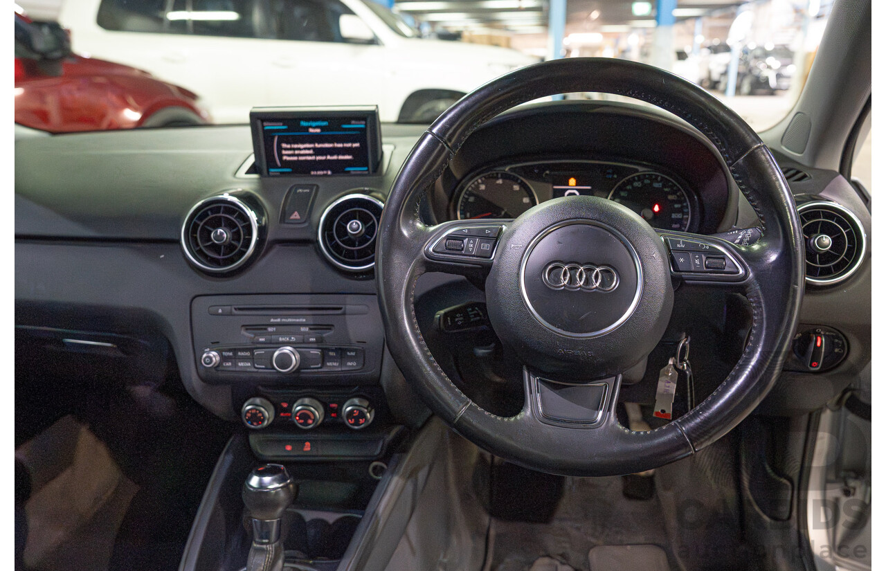 04/2011 Audi A1 1.4 TFSI AMBITION FWD 8X 3D Hatchback Ice Silver Turbo 1.4L
