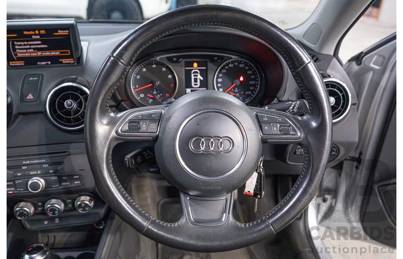 04/2011 Audi A1 1.4 TFSI AMBITION FWD 8X 3D Hatchback Ice Silver Turbo 1.4L