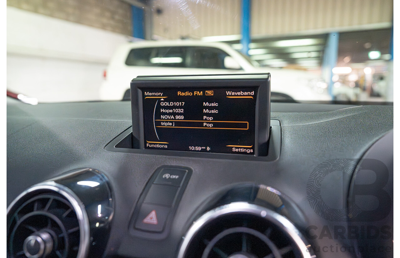 04/2011 Audi A1 1.4 TFSI AMBITION FWD 8X 3D Hatchback Ice Silver Turbo 1.4L