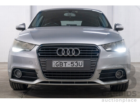 04/2011 Audi A1 1.4 TFSI AMBITION FWD 8X 3D Hatchback Ice Silver Turbo 1.4L