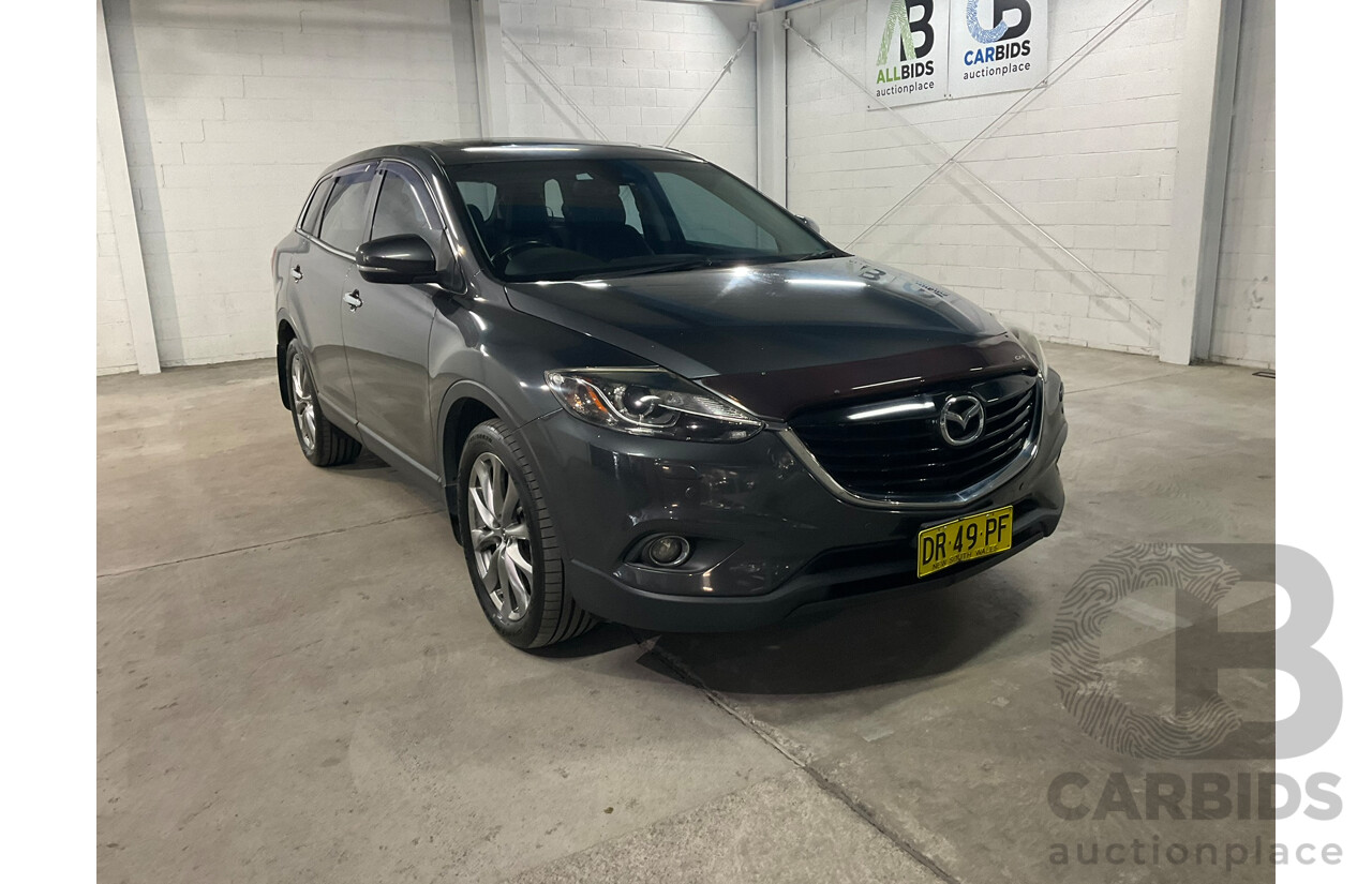 03/2015 Mazda Cx-9 Grand touring (4x4) MY14 4d Wagon Grey V6 3.7L
