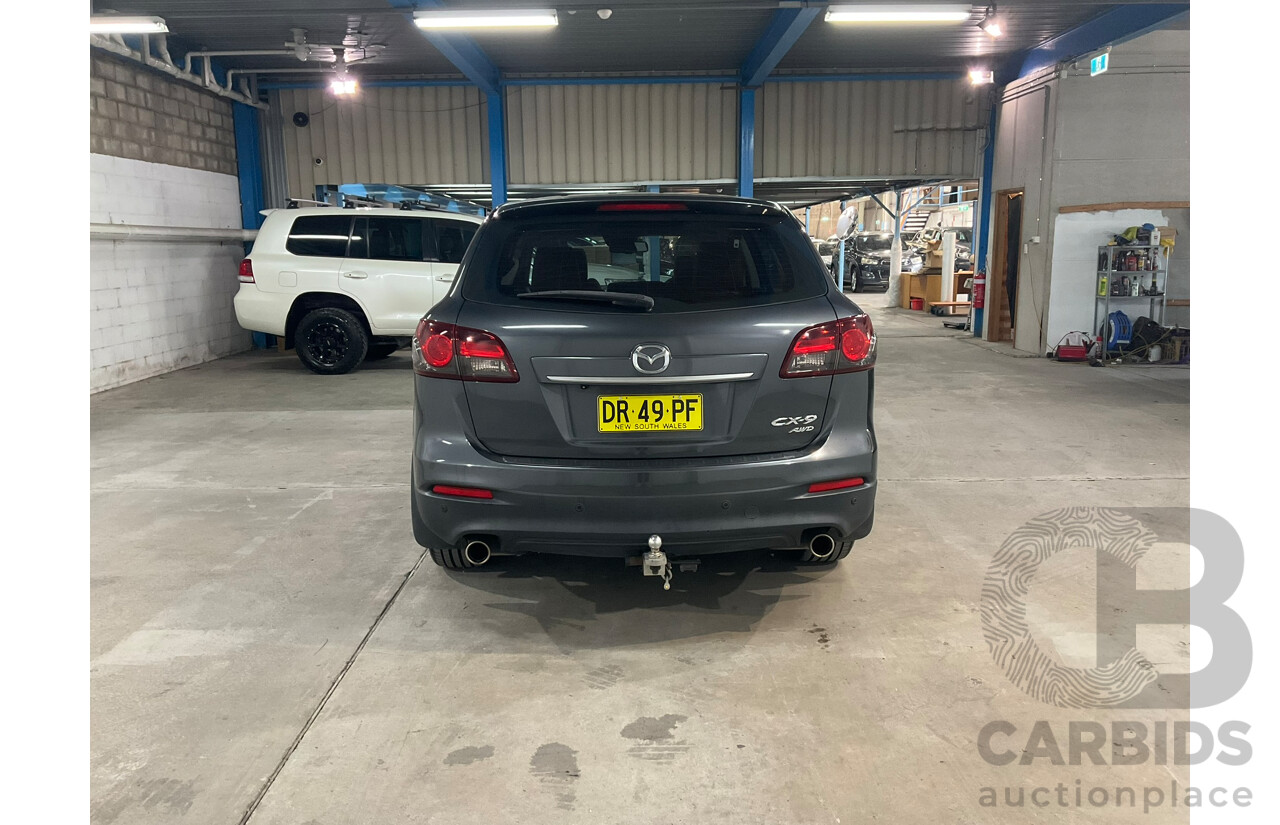 03/2015 Mazda Cx-9 Grand touring (4x4) MY14 4d Wagon Grey V6 3.7L