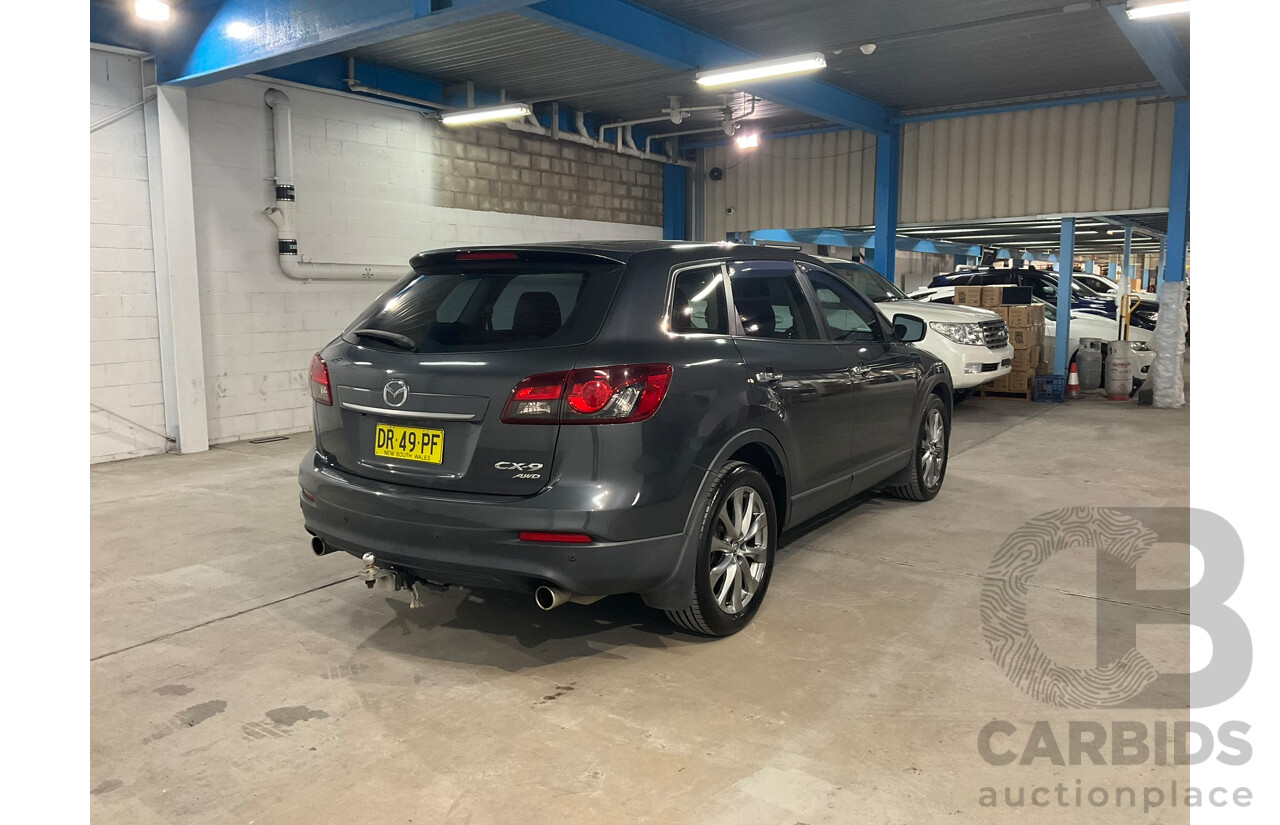 03/2015 Mazda Cx-9 Grand touring (4x4) MY14 4d Wagon Grey V6 3.7L