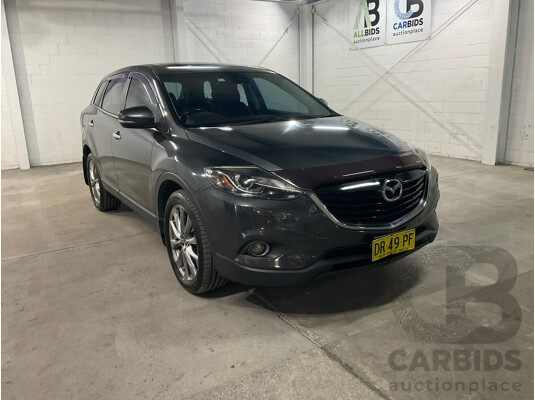 03/2015 Mazda Cx-9 Grand touring (4x4) MY14 4d Wagon Grey V6 3.7L
