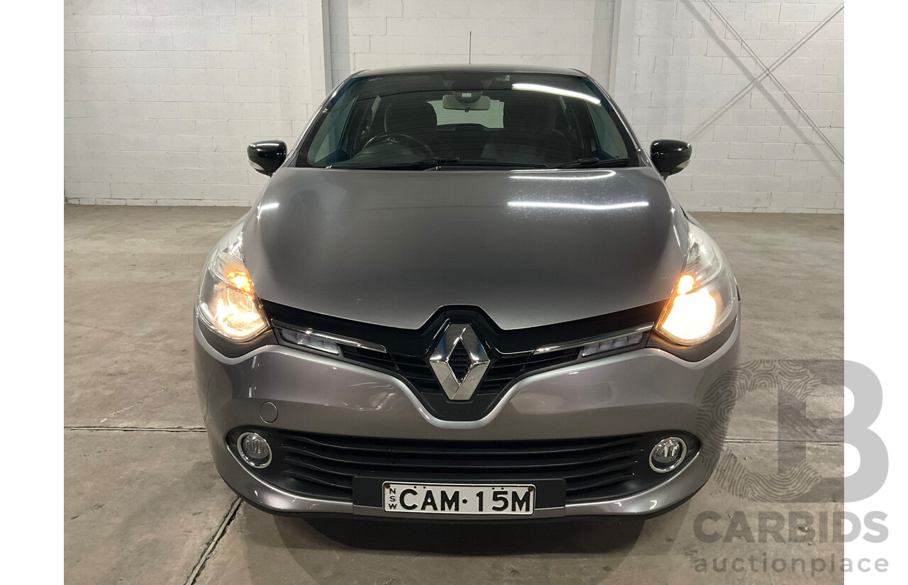 05/2015 Renault Clio Expression X98 5d Hatchback Grey 1.2L
