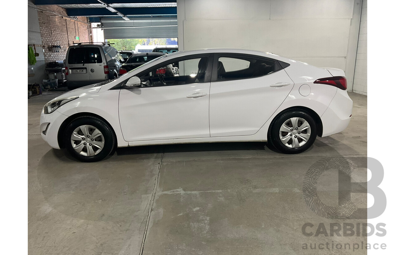 06/2014 Hyundai Elantra Active MD Series 3 4d Sedan White 1.8L