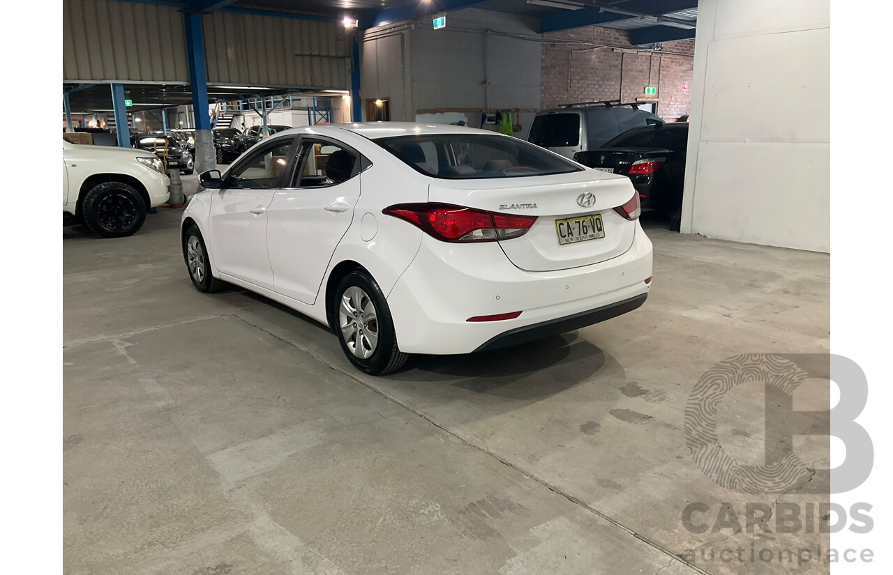 06/2014 Hyundai Elantra Active MD Series 3 4d Sedan White 1.8L