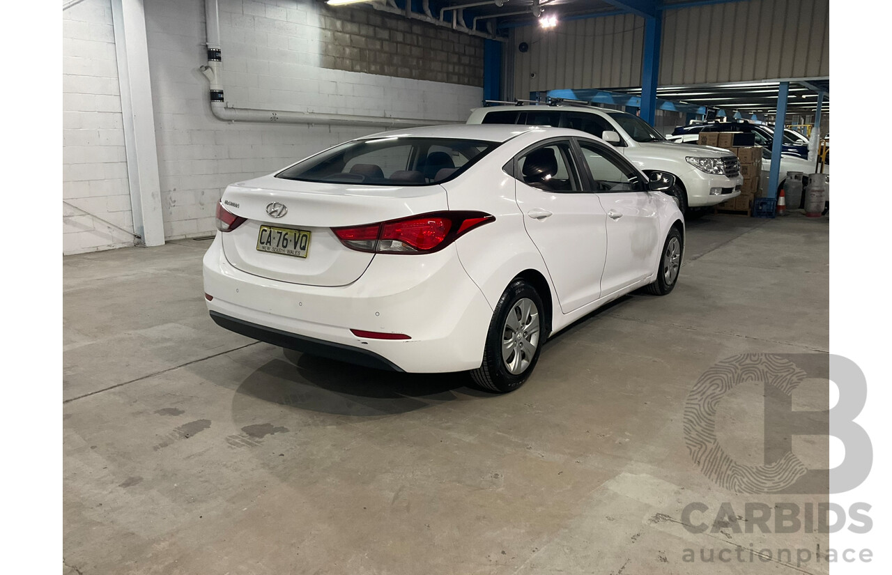 06/2014 Hyundai Elantra Active MD Series 3 4d Sedan White 1.8L