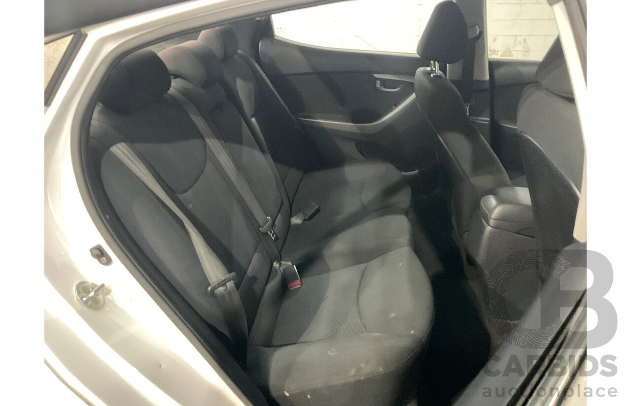 06/2014 Hyundai Elantra Active MD Series 3 4d Sedan White 1.8L