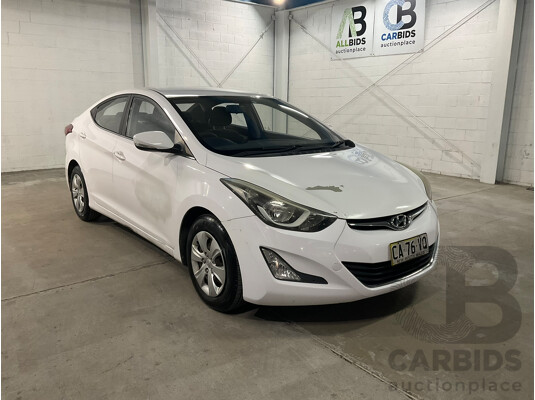 06/2014 Hyundai Elantra Active MD Series 3 4d Sedan White 1.8L