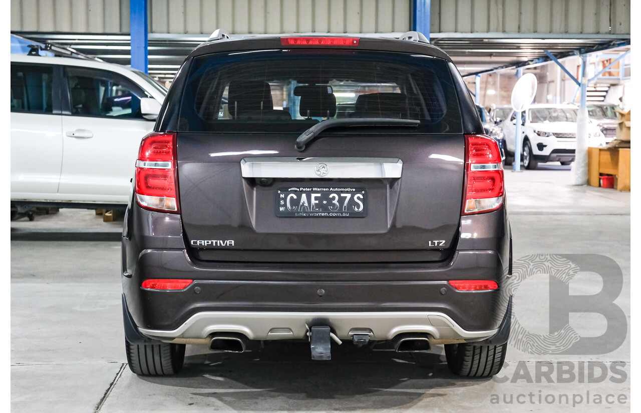 06/2016 Holden Captiva 7 LTZ (AWD) CG MY16 4d Wagon Bronze 3.0L 7 Seater