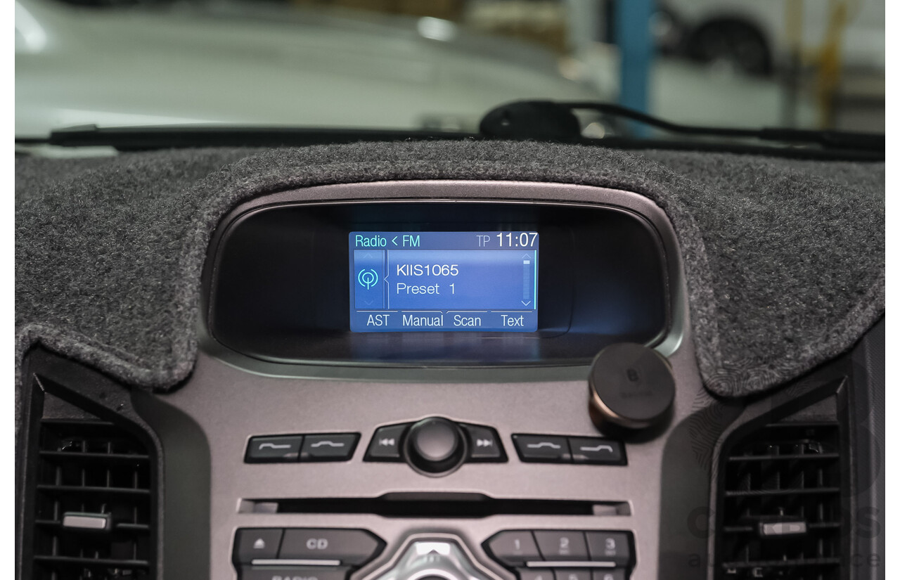 11/2013 Ford Ranger XLT 3.2 HI-RIDER (4x2) RWD PX Crew Cab P/Up Highlight Silver 3.2L