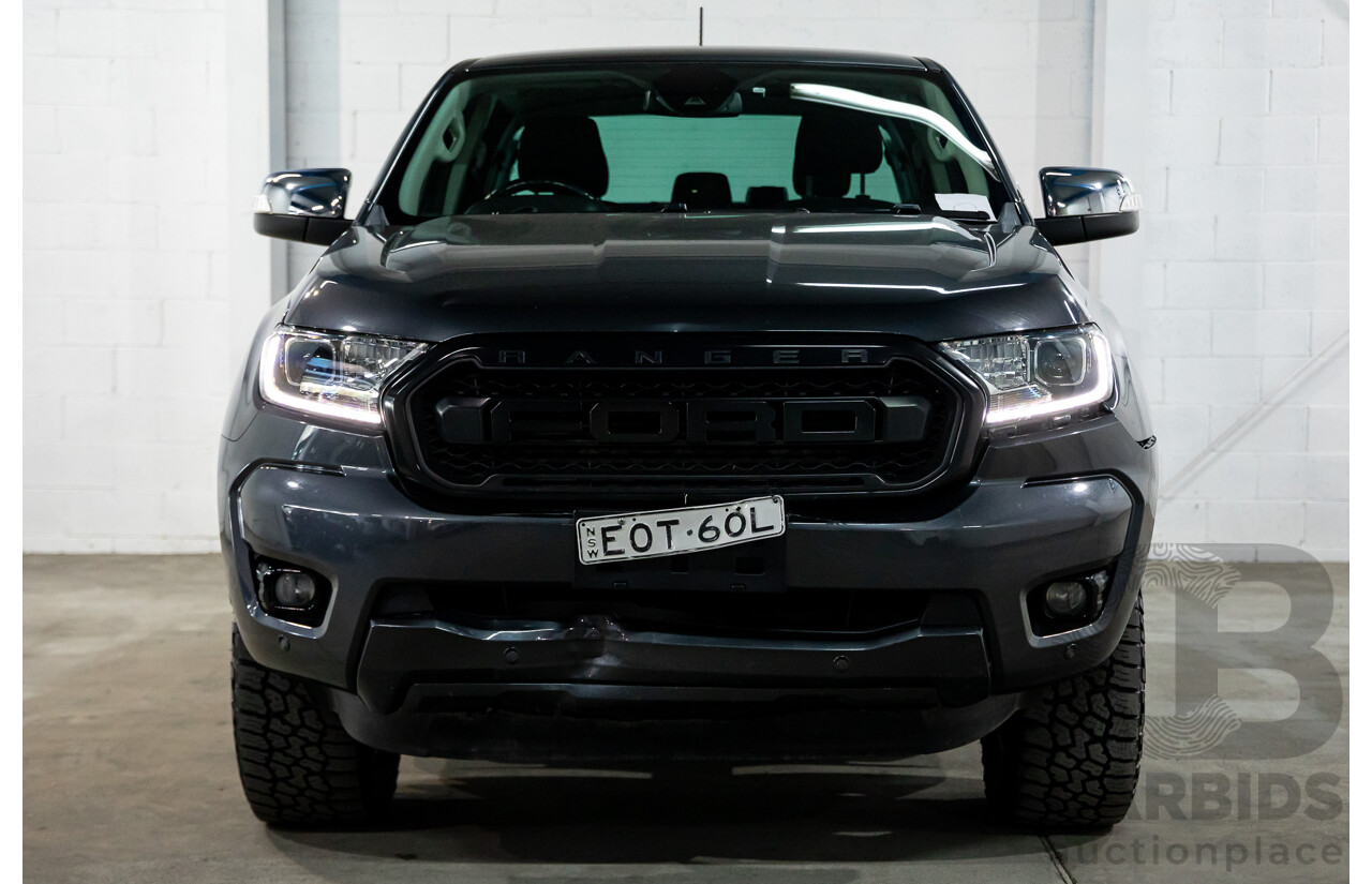06/2021 Ford Ranger XLT 3.2 (4x4) PX MKIII MY21.25 Double C/Chas Grey Turbo Diesel 3.2L