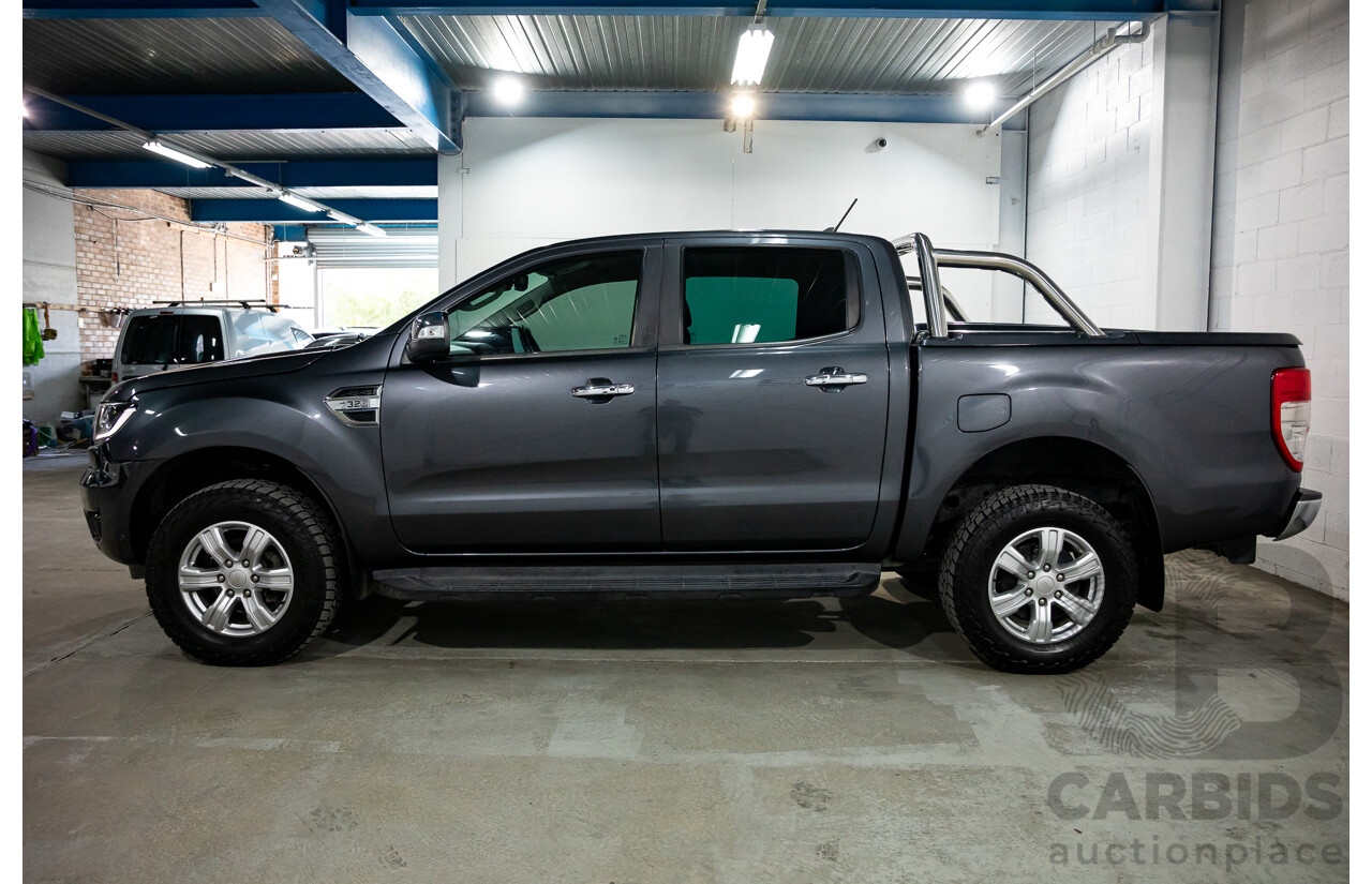 06/2021 Ford Ranger XLT 3.2 (4x4) PX MKIII MY21.25 Double C/Chas Grey Turbo Diesel 3.2L