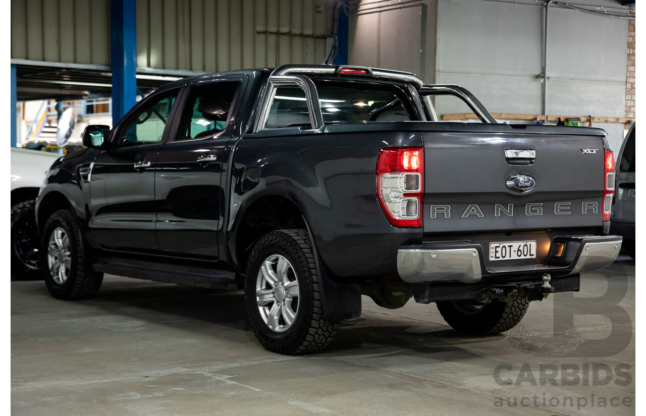 06/2021 Ford Ranger XLT 3.2 (4x4) PX MKIII MY21.25 Double C/Chas Grey Turbo Diesel 3.2L