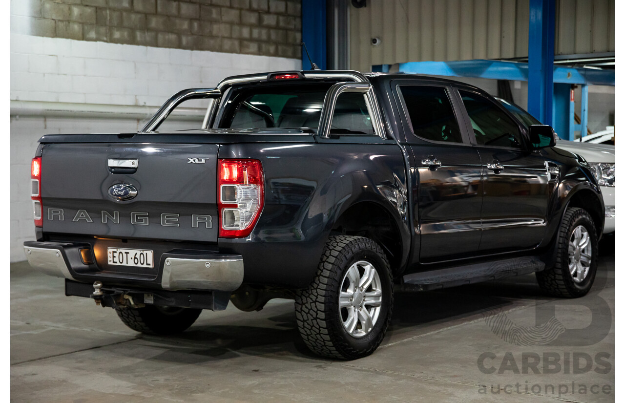 06/2021 Ford Ranger XLT 3.2 (4x4) PX MKIII MY21.25 Double C/Chas Grey Turbo Diesel 3.2L