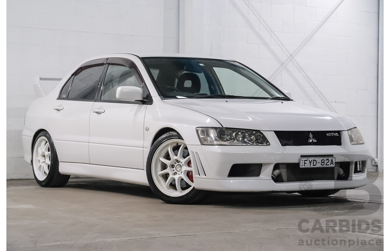 01/2021 Mitsubishi Lancer Evolution VII GT-A (AWD) Sedan White Turbo 2.0L - Import