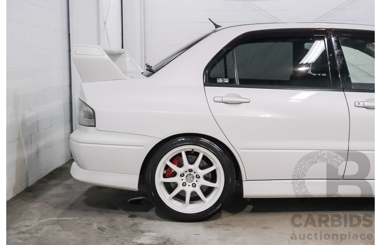 01/2021 Mitsubishi Lancer Evolution VII GT-A (AWD) Sedan White Turbo 2.0L - Import