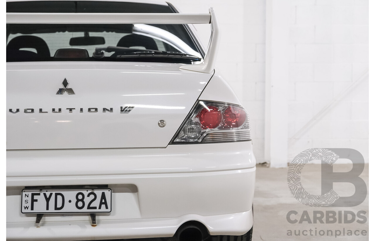 01/2021 Mitsubishi Lancer Evolution VII GT-A (AWD) Sedan White Turbo 2.0L - Import