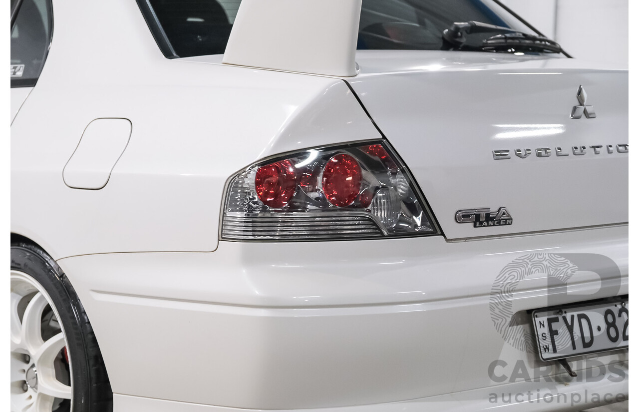 01/2021 Mitsubishi Lancer Evolution VII GT-A (AWD) Sedan White Turbo 2.0L - Import