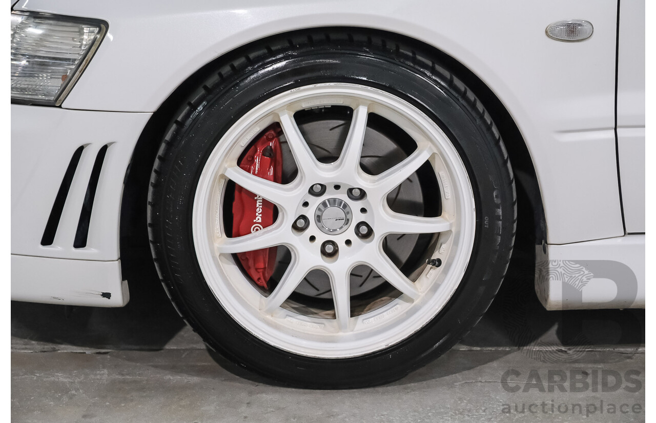 01/2021 Mitsubishi Lancer Evolution VII GT-A (AWD) Sedan White Turbo 2.0L - Import