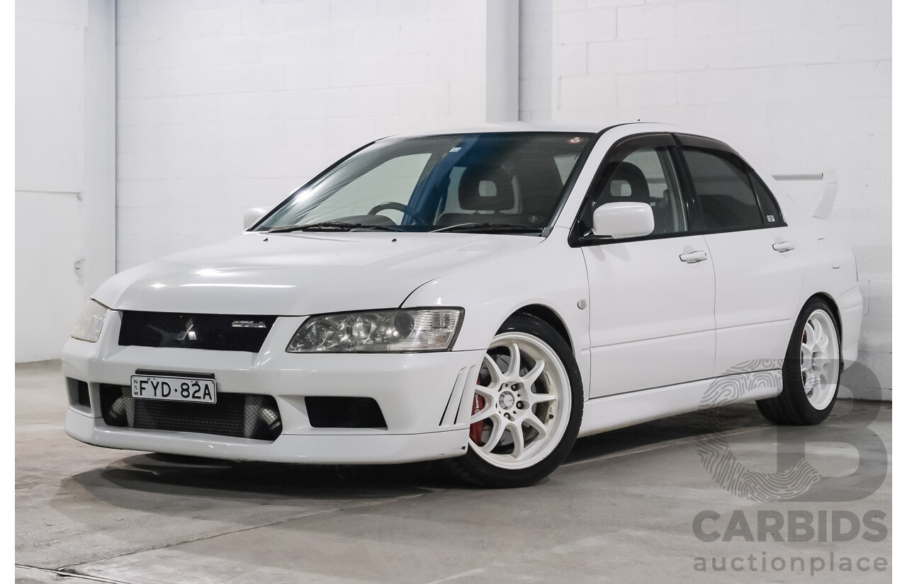 01/2021 Mitsubishi Lancer Evolution VII GT-A (AWD) Sedan White Turbo 2.0L - Import