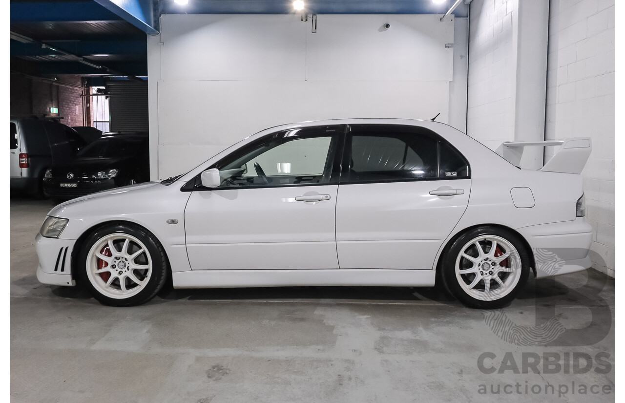 01/2021 Mitsubishi Lancer Evolution VII GT-A (AWD) Sedan White Turbo 2.0L - Import