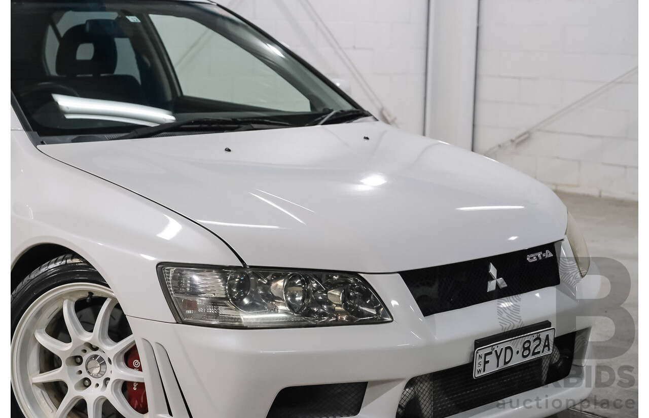 01/2021 Mitsubishi Lancer Evolution VII GT-A (AWD) Sedan White Turbo 2.0L - Import