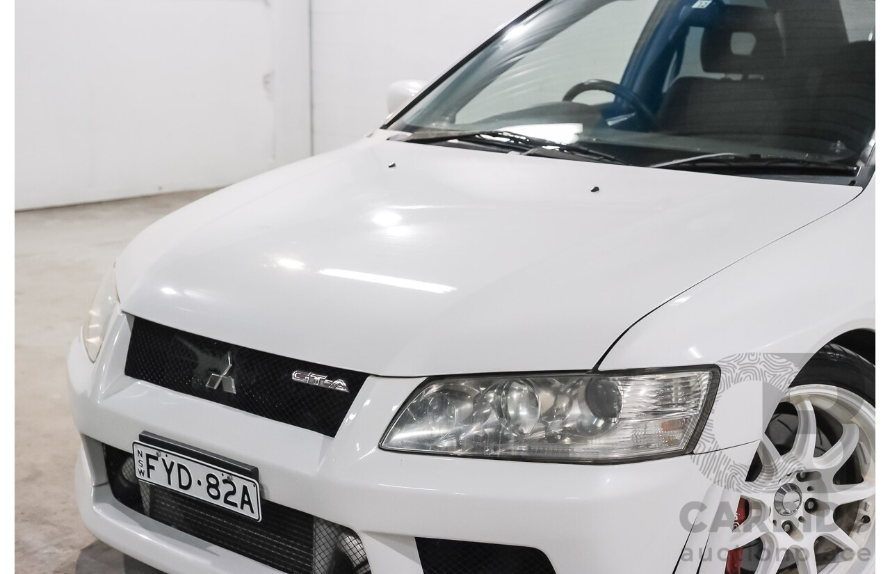 01/2021 Mitsubishi Lancer Evolution VII GT-A (AWD) Sedan White Turbo 2.0L - Import