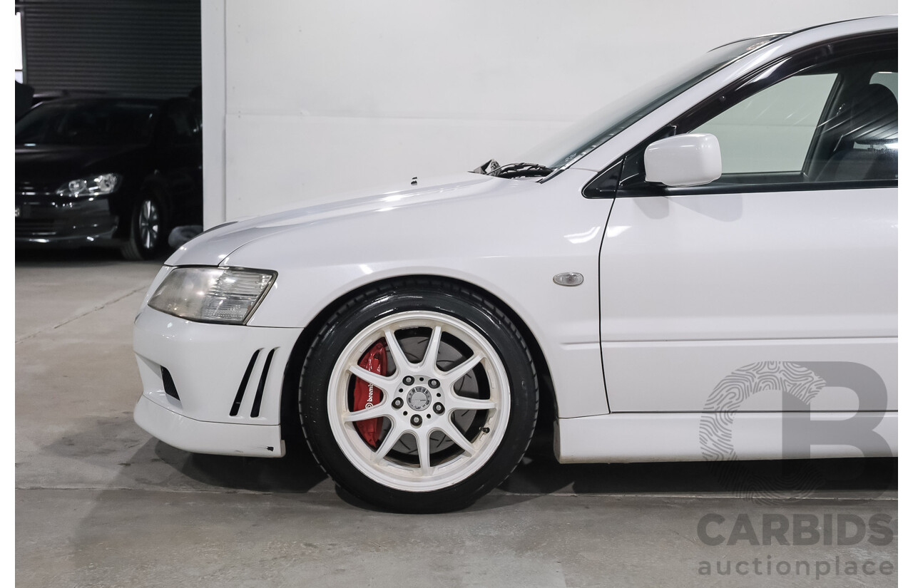 01/2021 Mitsubishi Lancer Evolution VII GT-A (AWD) Sedan White Turbo 2.0L - Import