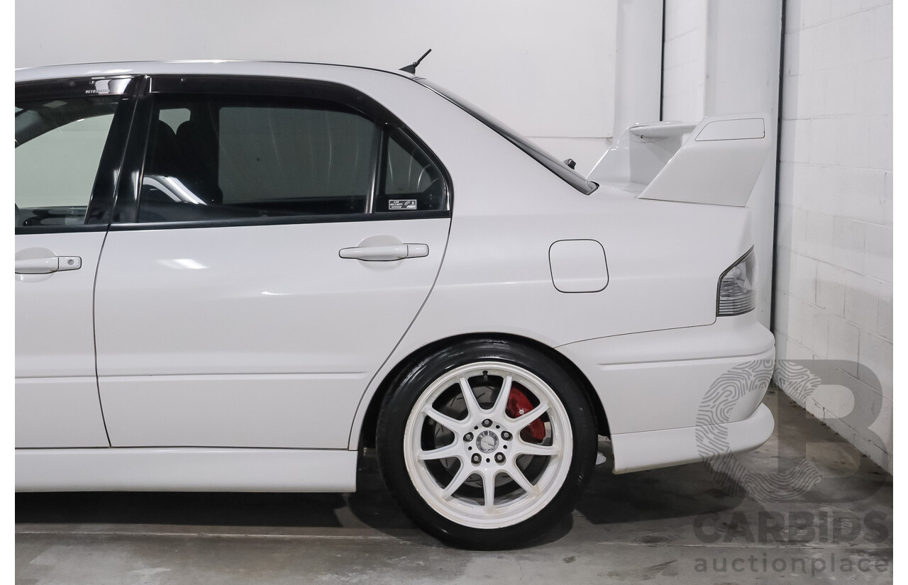 01/2021 Mitsubishi Lancer Evolution VII GT-A (AWD) Sedan White Turbo 2.0L - Import
