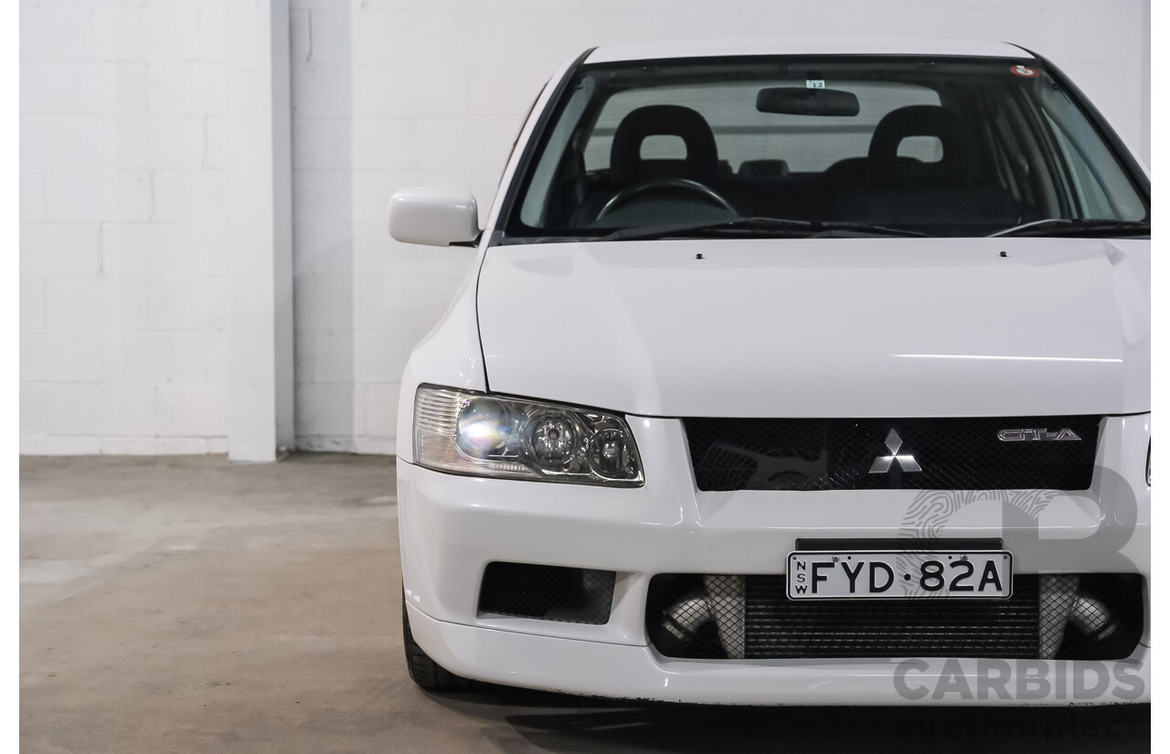01/2021 Mitsubishi Lancer Evolution VII GT-A (AWD) Sedan White Turbo 2.0L - Import