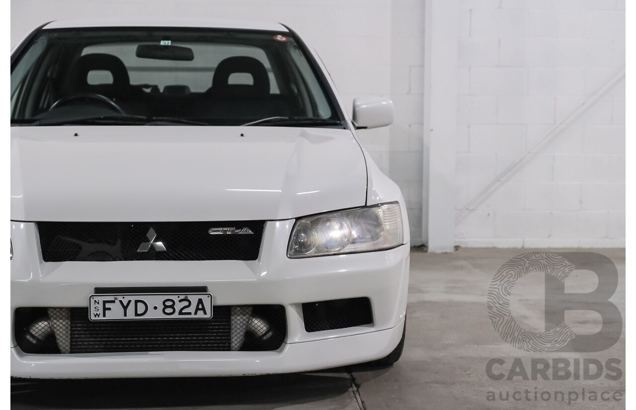 01/2021 Mitsubishi Lancer Evolution VII GT-A (AWD) Sedan White Turbo 2.0L - Import