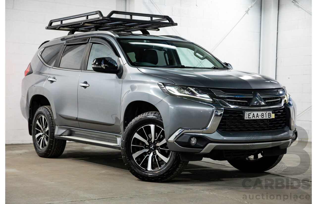 07/2017 Mitsubishi Pajero Sport GLS (4x4) 7 seat MY17 4d Wagon Grey Turbo diesel 2.4L