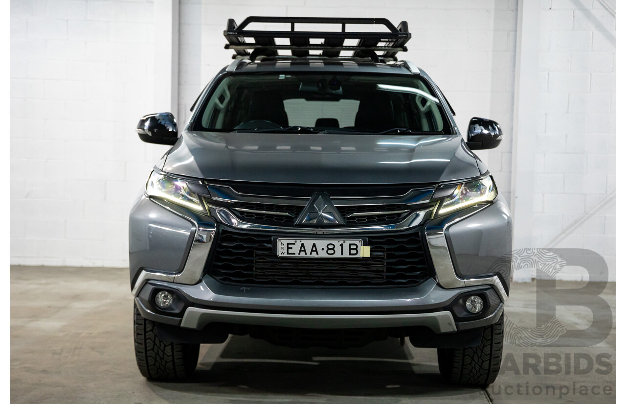07/2017 Mitsubishi Pajero Sport GLS (4x4) 7 seat MY17 4d Wagon Grey Turbo diesel 2.4L