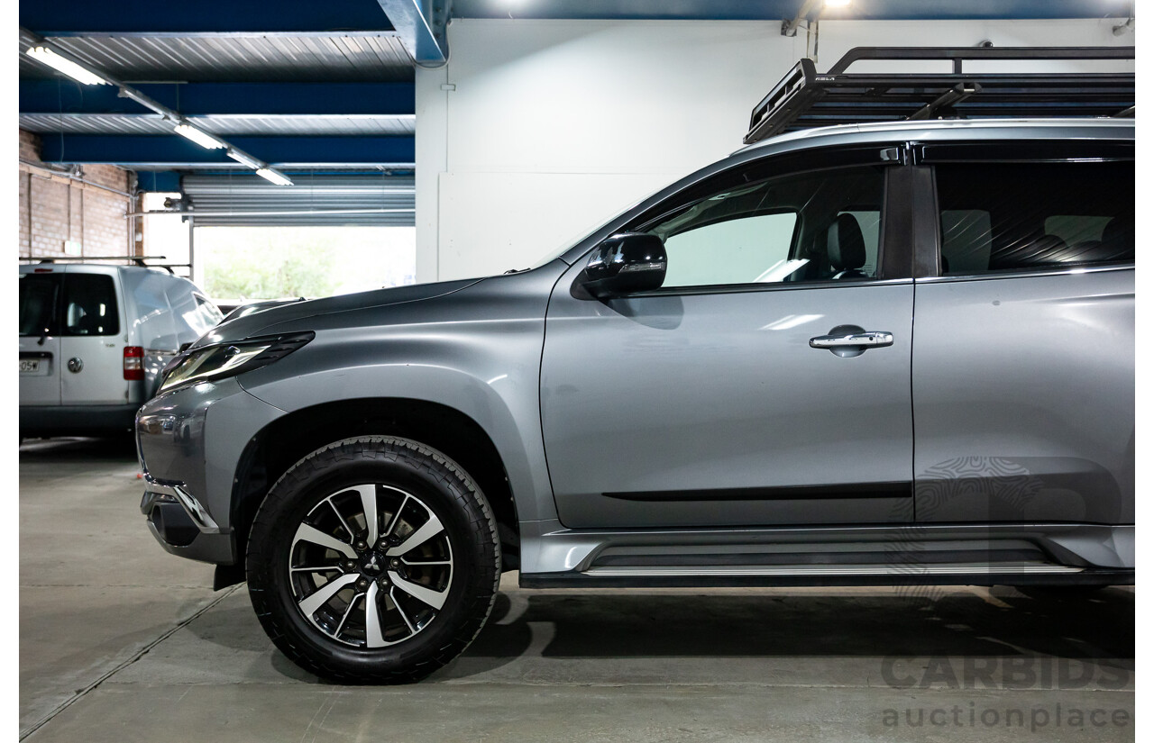 07/2017 Mitsubishi Pajero Sport GLS (4x4) 7 seat MY17 4d Wagon Grey Turbo diesel 2.4L