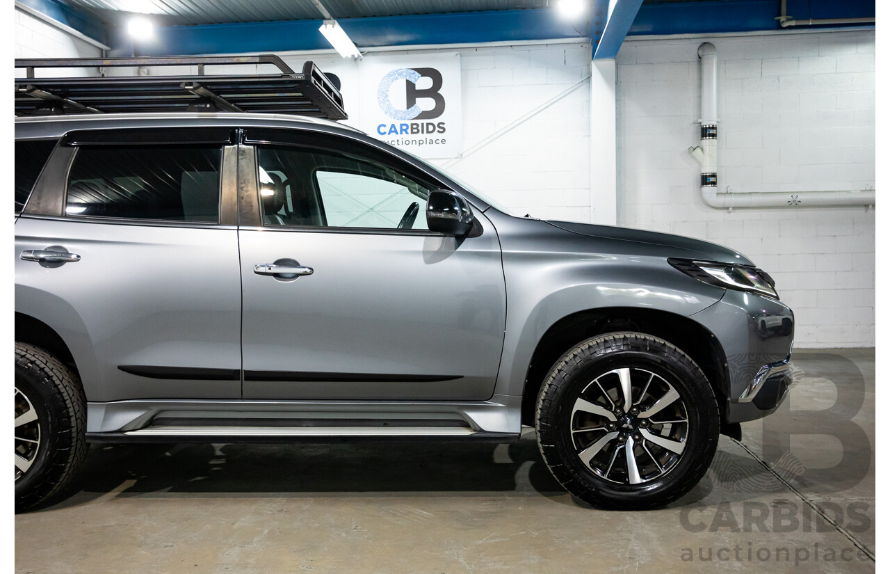 07/2017 Mitsubishi Pajero Sport GLS (4x4) 7 seat MY17 4d Wagon Grey Turbo diesel 2.4L