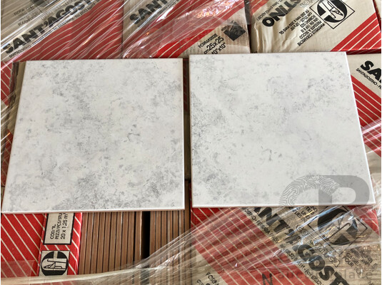 Sant'Agostino Archeo Grigio Italian 250mm X 250mm Ceramic Wall Tiles - 40.625m2 - Brand New - ORP $2640.63