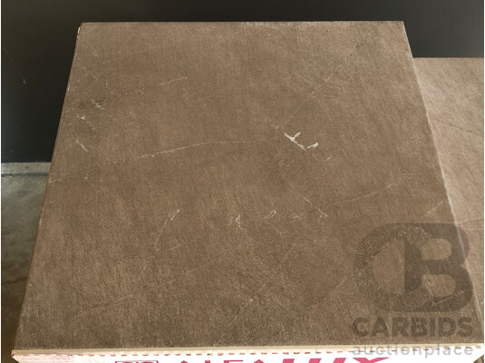 Alfalux Ambienti Tabacco Textured Italian 450mm X 450mm Ceramic Wall Tiles - 26.98m2 - Brand New - ORP $1753.70